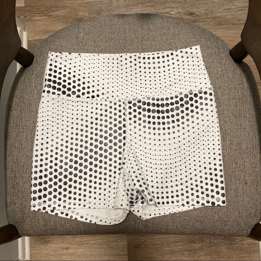 Black & White Dotted Fabletics Shorts